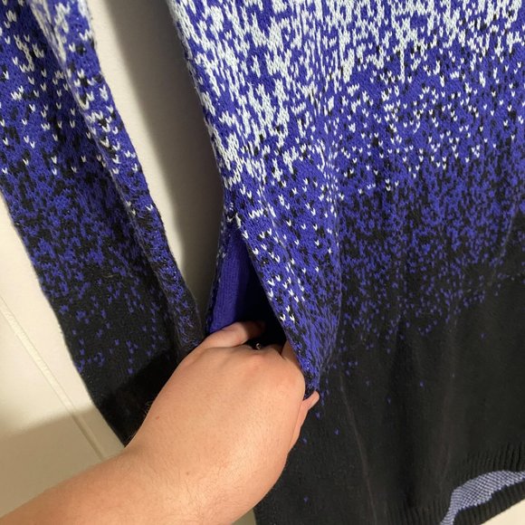 Ivivva Caspian Blue Ombre Warm Me Up Sweater Dress Size 14 Kids (Women's XS) - Picture 10 of 13